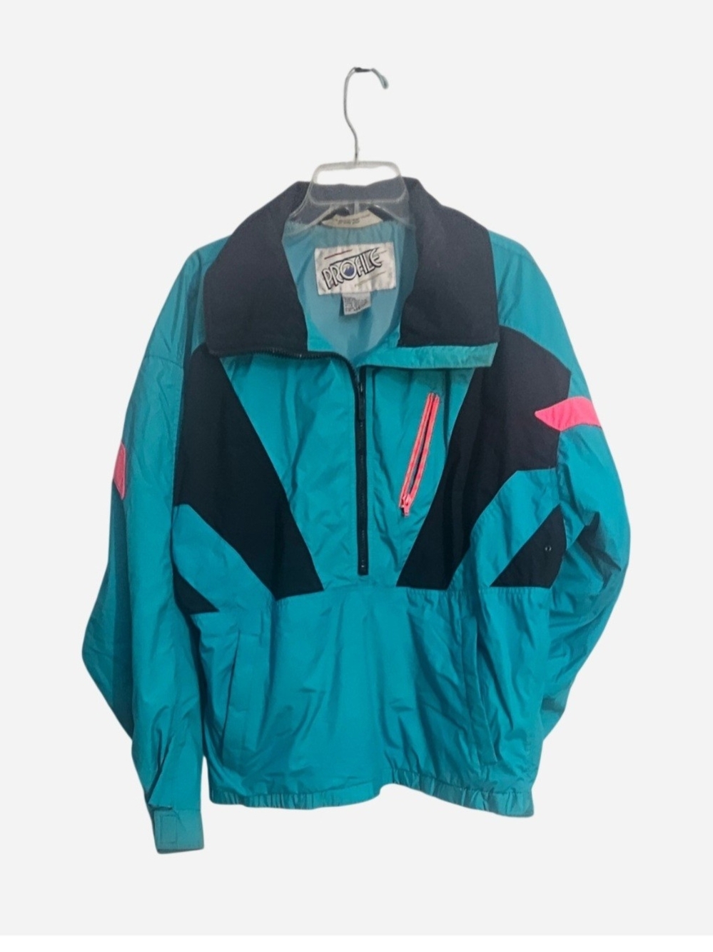 Vintage Profile Retro Colorblock 1/2 Zip Pullover Ski Jacket Men’s Med